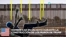 Accidente en el muro de Trump: Trabajador cae en un hoyo de 12 metros en Otay Mesa - TomoNews