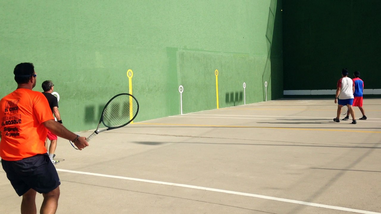 Frontenis 3ª división Rivas vs Colmenar de Oreja set 3 1ª partida ultimos tantos emocionantes