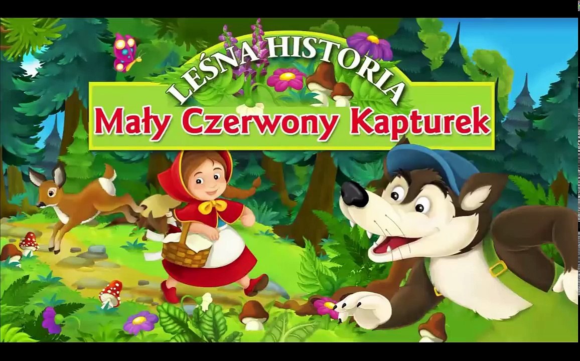 Bajka Braci Grimm dla dzieci - Baśń Czerwony kapturek Lektor PL