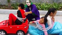 Joker Kipnap 2 Elsa vs Deadpool w/ Joker Rob Gifts of Santa Joker Prank Funny video