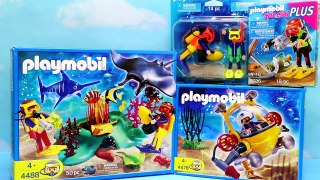 Playmobil Ocean Collection! Underwater Wild Life, Divers, Deep Sea Diving Bell and More!