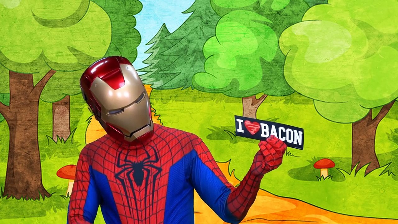 Five Little Superheroes Jumping on the Bed. SuperHero Emi TV. 5 little monkeys and family finger