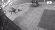 Cyclist Launches Brutal Attack On Three People After Falling Off His Bike