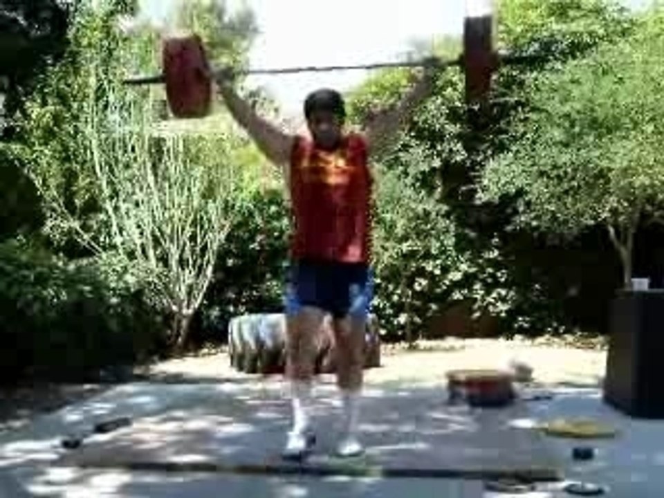 Athlé muscu haltéro arraché Noah Bryant 150kg