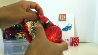 Disney Pixar Cars ABC Playdoh Surprise Egg: The Letter K