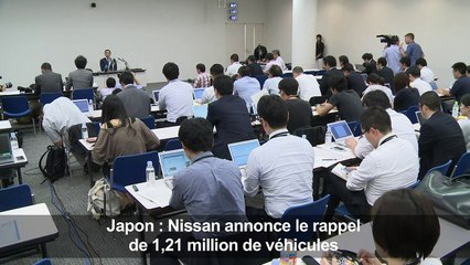 Nissan annonce le rappel de 1,21 million de véhicules au Japon