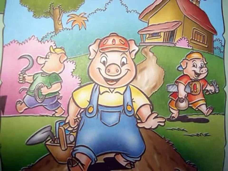 OS TRES PORQUINHOS e o LOBO MAU da TIA CRIS EM VERSOS Three little pigs