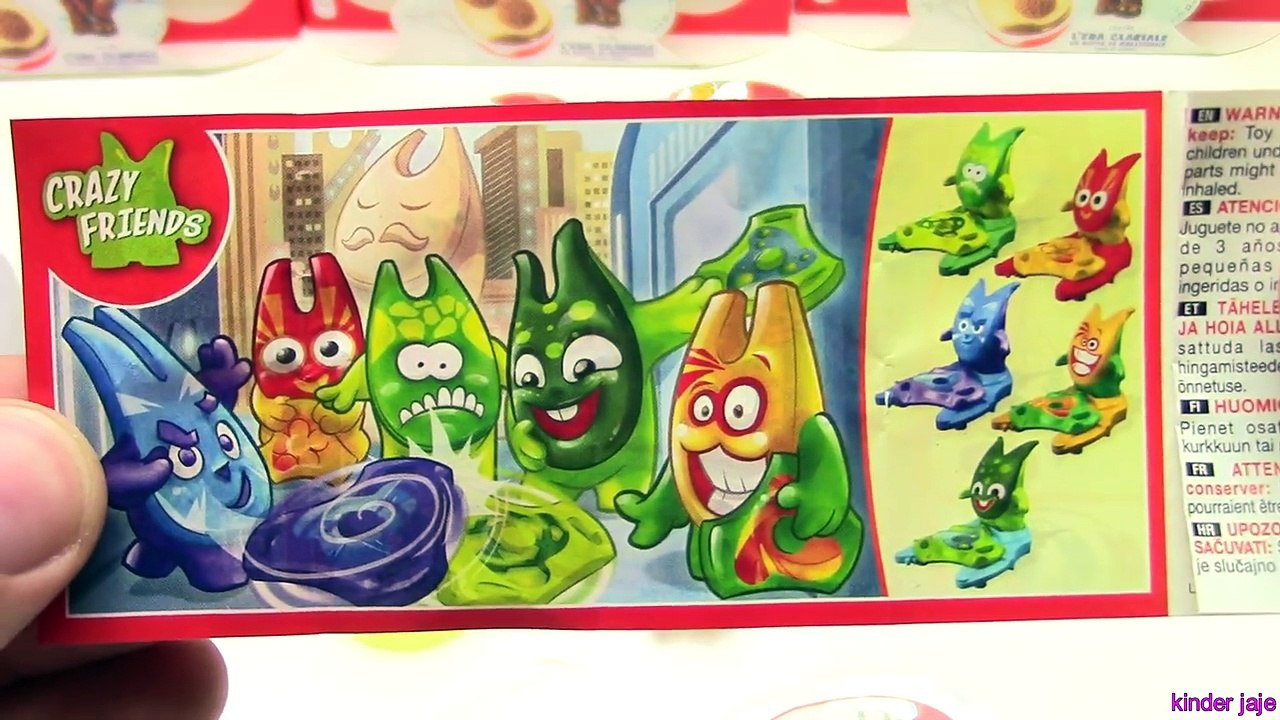 9 Kinder jaja KINDER JOY sa igrackom Ledeno Doba !!! KINDER SURPRISE ICE AGE