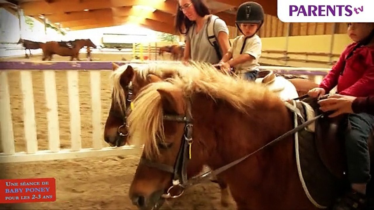 Une séance de baby-poney pour les 2-3 ans