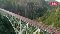 Është e ndaluar të kalosh mbi këtë urë por askush nuk i respekton rregullat, ja përse (360video)