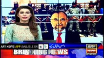 Ahsan Iqbal gave a similar statement on Musharraf's leaving country