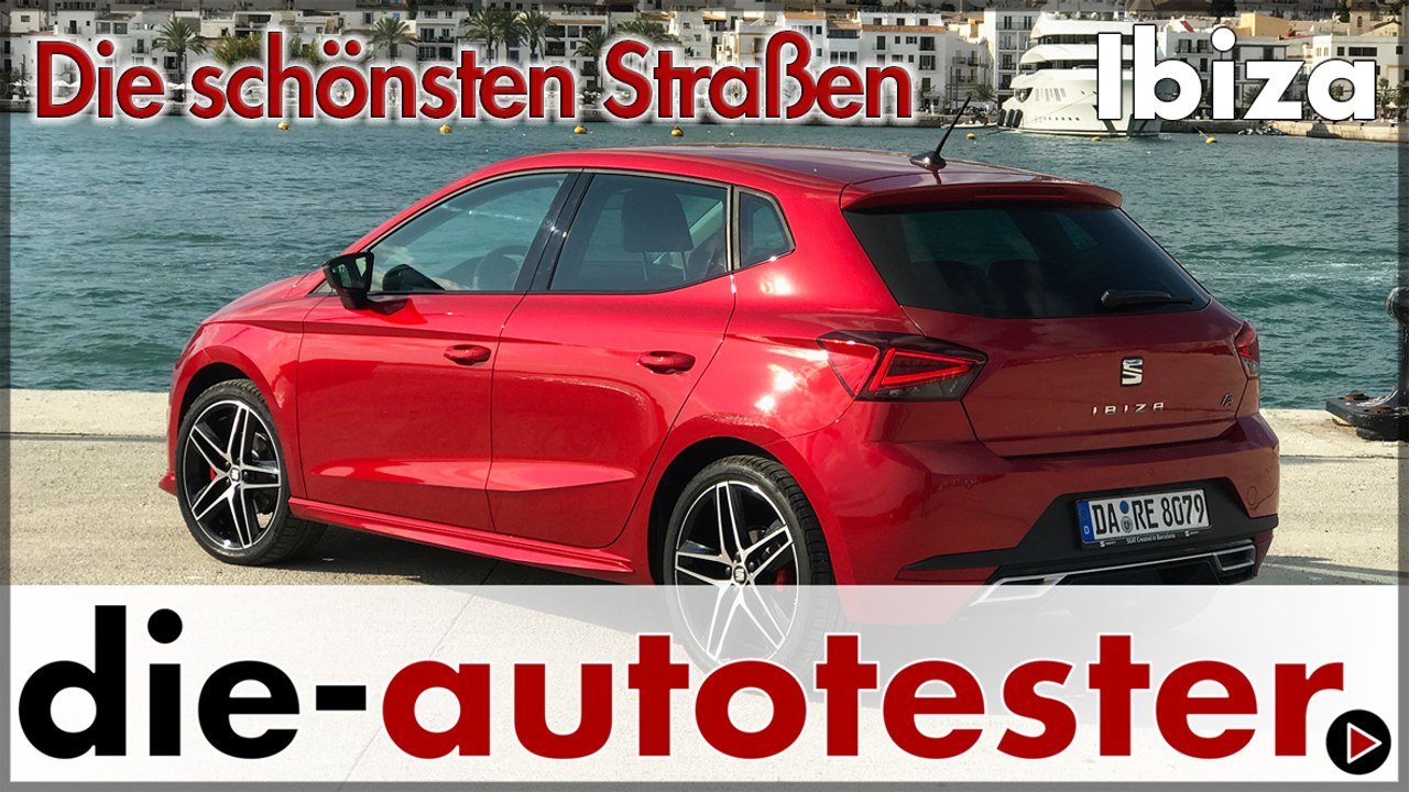 Die schönsten straßen: im neuen seat ibiza auf ibiza unterwegs