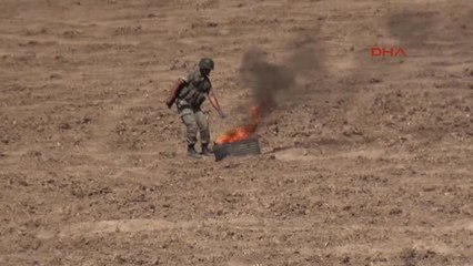 Şırnak Habur'daki Tatbikatta 3 Koldan Temsili Temizlik Operasyonu