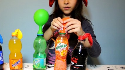 Learn Colors with Balloons, Coca Cola & Mentos for Children, Toddlers and Babies Nursery Rhymes Song