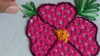 Hand Embroidery: Net Stitch