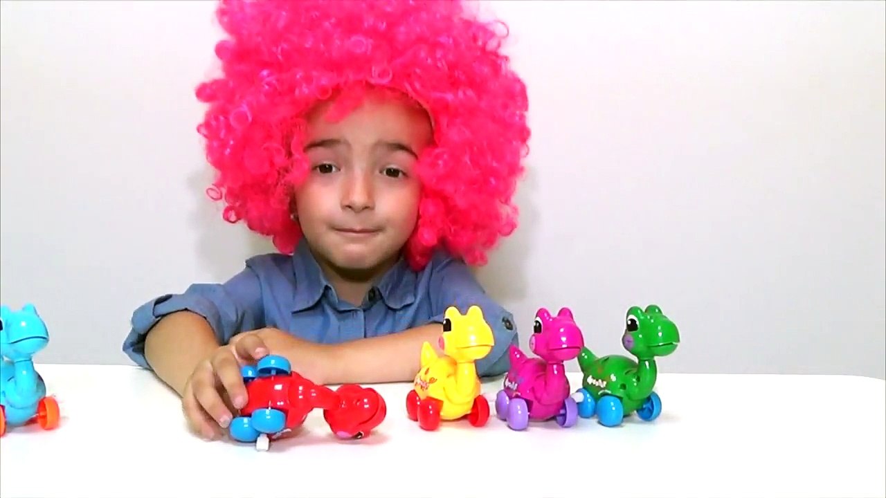 Learn Colors Five Little Monkeys Jumping on the Bed Nursery Rhymes for Kids Simple Song for Children