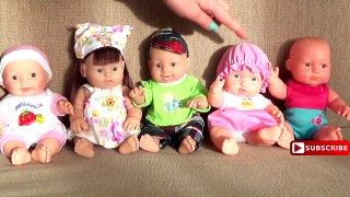 Five Little Babies Jumping on the Bed - Nursery Rhymes Song For Babies