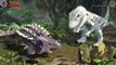 Lego Dinosaurs Lego Jurassic World White Dinosaur chase and Battle Lego Cartoons for kids