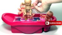 Five Little Baby Jumping on The Pool Song for Babies - Baby Jumping on the Water Bed