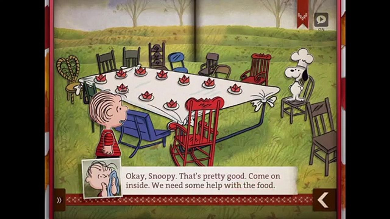 A Charlie Brown Thanksgiving full story  - best app demos for kids