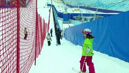 أكبر قاعة عالمية لتزلج الصالات مرآة لطفرة رياضات الشتاء في الصين