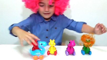 Bad Kids Learn Colors with DINOSAUR & Finger Family Nursery Rhymes Baby Song for Kids