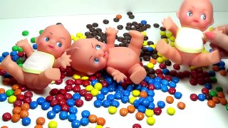 Baby Born Jumping on the Bad  Candy - Top Faces Baby Nursery Rhymes Songs Compilation- 5 Little Baby
