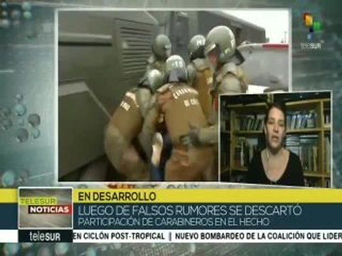 Chile: Falsos rumores sobre participación de carabineros en asesinato