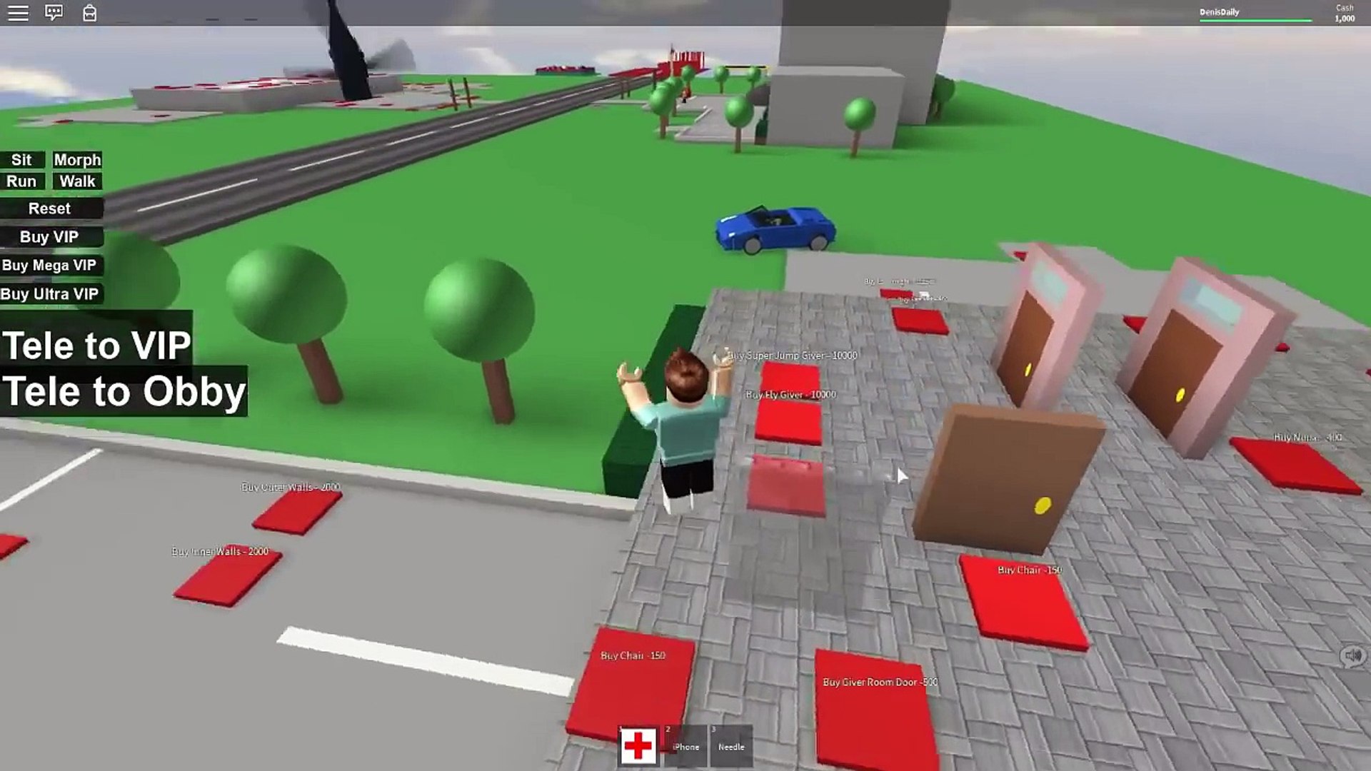 Roblox Adventures Hospital Tycoon Evil Hospital Nurses Video Dailymotion - escape from the roblox jail obby badges and vip roblox