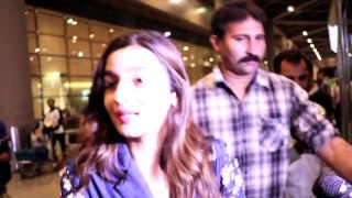 Alia Bhatt  spotted At Airport