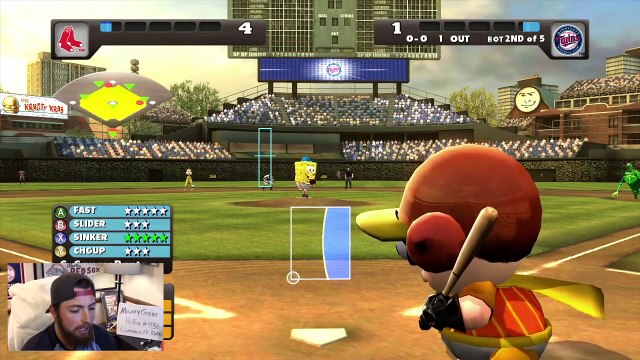 CAN THE SPONGEBOB SQUAREPANTS CAST BEAT THE TWINS?! Nicktoons MLB Knockout Gameplay