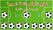 تعليم الاعداد للاطفال من 1 الى 10 - الارقام العربية