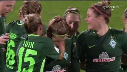 1-1 Thomas Delaney Goal Germany  Women Bundesliga - 02.10.2017 Turbine Potsdam (W) 1-1 Werder...