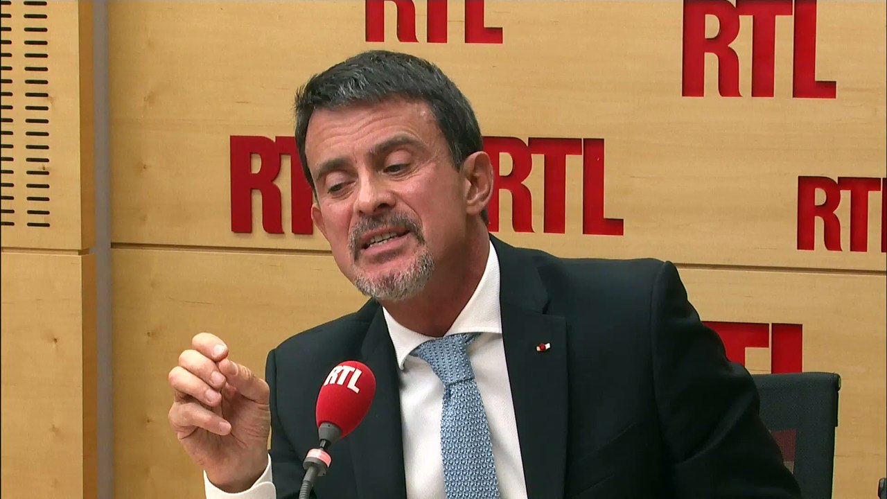 Manuel Valls était l'invité de RTL le 3 octobre 2017