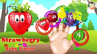 FRUITS FINGER FAMILY SONG - Nursery Rhymes for Kids - Buba Kids Song