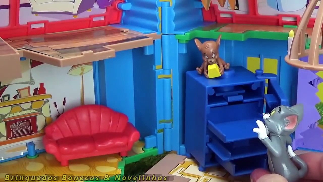 Tom e Jerry Surpresas no Brinquedo Casa das Armadilhas Tom and Jerry Surprise Frozen Peppa Pig