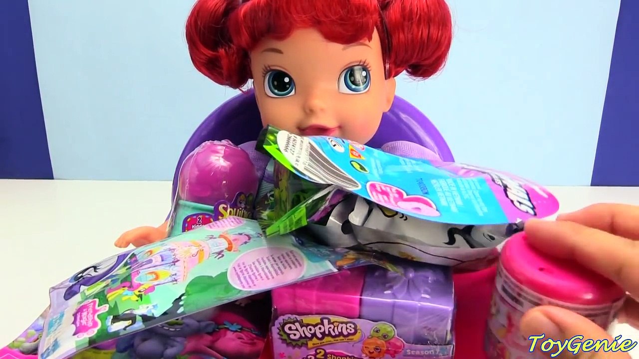 Best Learning Foods Video Baby Ariel Eats Subway Foot Long Mr. Doh Belly