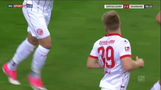2-0 Jean Zimmer Goal Germany 2. Bundesliga - 02.10.2017 Fortuna Düsseldorf 2-0 MSV Duisburg