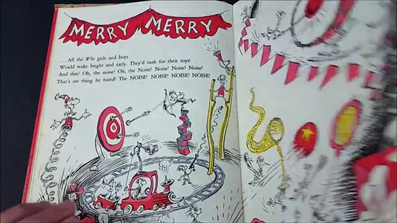 The Grinch Who Stole Christmas read aloud, Dr Seuss Christmas book