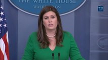 Sarah Huckabee Sanders Fights Back Tears Over Massacre