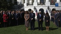 White House Moment Of Silence For Las Vegas Victims