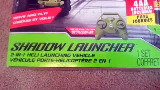Air Hogs Shadow Launcher 2 in 1 Heli Launching Vehicle Unboxing, Demonstration and Review