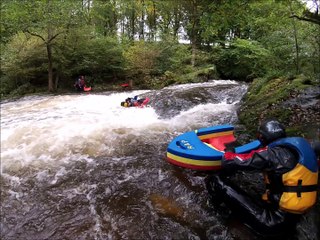 Nage en Eau vive sur la Cure, Morvan, par les Bretons, septembre 2017