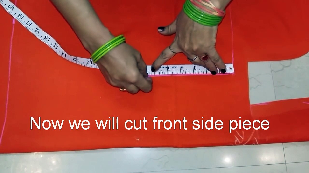 Front Open Princess Cut Blouse Cutting (प्रिंसेस कट ब्लोज आगे की ओर हुक्स )