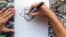 Como dibujar a phantom foxy de five nights at freddys | how to draw phantom foxy