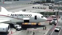 Terremoto de México sacudió un Boeing 787 que estaba estacionado