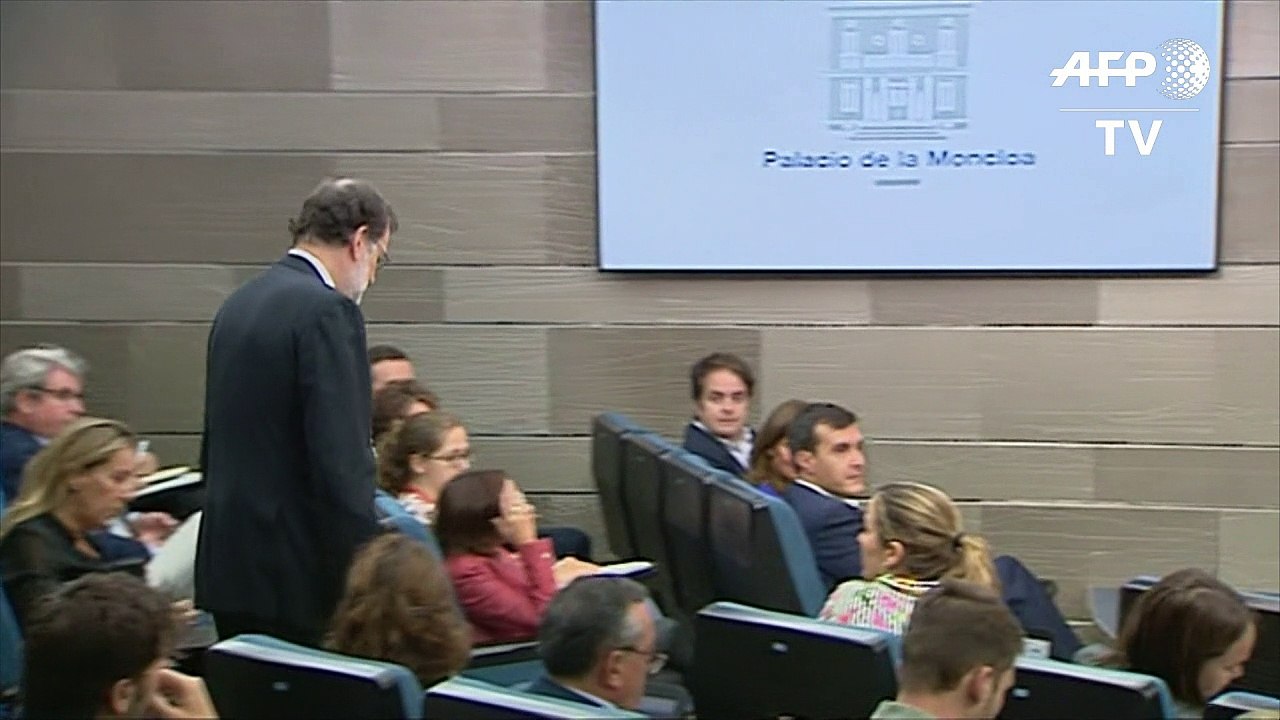 Pressão internacional sobre Rajoy
