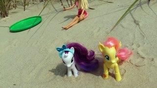 MISS SUNNY PLAY WITH BARBIE MY LITTLE PONY ON THE SEA