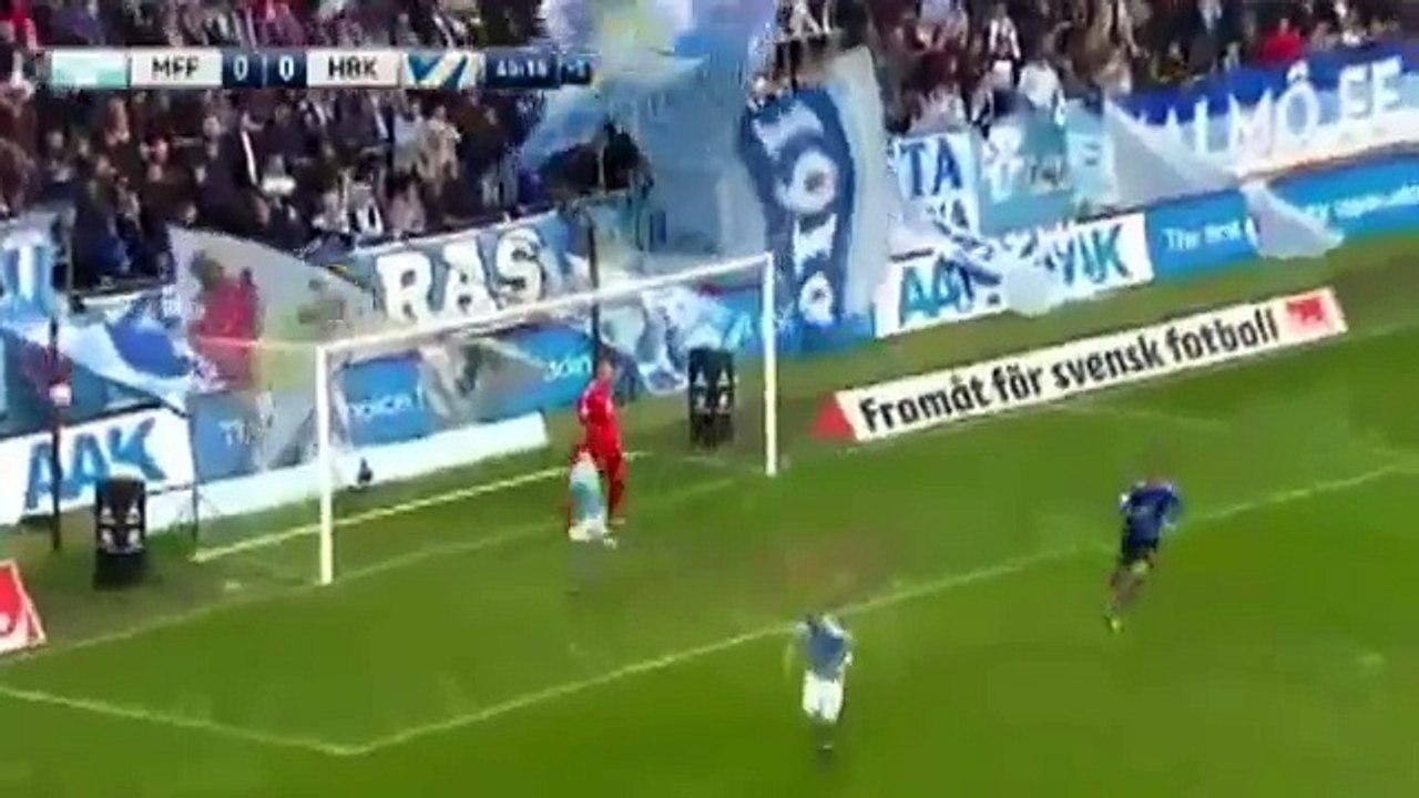 Malmoe 2:0 Halmstad (Swedish Allsvenskan. 1 October 2017)
