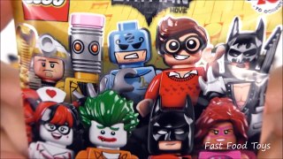 FULL SET 20 LEGO BATMAN MOVIE MINIFIGURES 2017 McDONALDS HAPPY MEAL TOYS 71017 SURPRISE BLIND BAGS